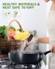 Picture of Upgrade Meat Chopper, Heat Resistant Meat Masher for Hamburger Meat, Ground Beef Smasher, Nylon Hamburger Chopper Utensil, Ground Meat Chopper, Non Stick Mix Chopper, Mix and Chop, Potato Masher Tool