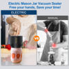 Picture of LOVE MOMENT Electric Mason Jar Vacuum Sealer Kit for Wide Mouth and Regular Mouth Mason Jars