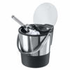 Picture of Oggi Insulated Ice Bucket, 4 Quart / 3.8 L, Stainless Steel, Black.