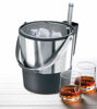 Picture of Oggi Insulated Ice Bucket, 4 Quart / 3.8 L, Stainless Steel, Black.