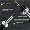 Picture of AOZITA 12 Pack Classic Bottle Pourers, Stainless Steel Liquor Pour Spouts Tapered Spout - Liquor Pourers with Rubber Dust Caps for Alcohol, Olive Oil,Bar Bartender Accessories