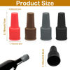 Picture of 8Pcs Silicone Wine Stopper for Wine Bottles, Reusable Sparkling Wine Bottle Stopper, Silicone Wine Seal Stopper, Wine Bottle Cover Caps to Keep Wine Fresh, Beer Champagne Stopper Home Use(4 Colors)