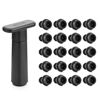 Picture of WOTOR Wine Saver Vacuum Pump with 20 Stoppers, Wine Stopper, Wine Preserver, Reusable Bottle Sealer Keeps Wine Fresh
