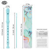 Picture of Jasenna Recorder Instrument for Beginner Kids Adults,8-Hole Soprano Descant Recorder Music Flute with with Cleaning Rod & Leather Case For School Student Home Entertainment(2-Blue Green Splash-ink)