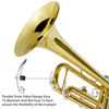 Picture of EASTROCK Bb Trumpet Standard Trumpet Set with Carrying Case,Gloves, 7C Mouthpiece and Cleaning Kit (Gold)