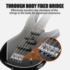Picture of Ktaxon Electric Bass Guitar 4 String Bass Guitar with 20 Watt Amplifier, PJ Type Pickup, Naturally air-dried Maple Neck, Rosewood Fretboard, Basswood Body(Black)