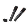 Picture of JBL PartyBox Wireless Mic - 2X Digital Wireless Microphones, Rechargeable Battery (20hrs - 700mAh), Clear Voice, Crisp Sound, Stable 2.4GHz Connection, Compatible with All PartyBox Speakers (Black)