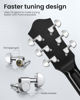 Picture of Moukey 41" Acoustic Guitar for Beginners Adult Teen Full Size Guitarra Acustica with Chord Poster, Gig Bag, Tuner,Steel Strings, Capo, Strap - Black