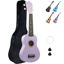 Picture of LXS Soprano Ukulele Kids Ukulele for Beginners - 21" Small Guitar Ukulele with Gig Bag, 1 Standby String and 2 Picks (Purple)