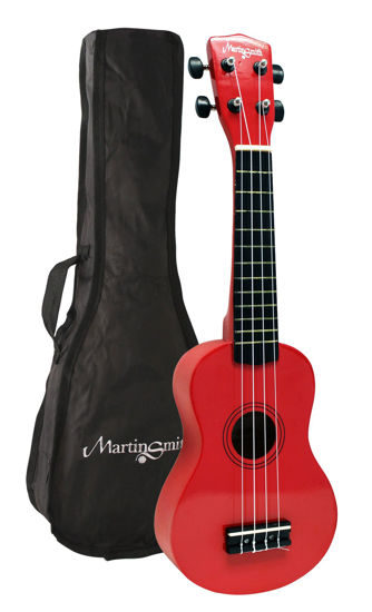 Picture of Martin Smith UK-222-RD Soprano Ukulele, Red