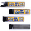Picture of June Gold 640 Pieces, 0.5 mm HB #2 Lead Refills, 160 Pieces Per Dispenser, Fine Thickness, Break Resistant Lead/Graphite (Pack of 4 Dispensers)