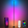 Picture of Miortior Corner Floor Lamp - Smart RGB LED Corner Lamp with App and Remote Control, 16 Million Colors & 68+ Scene, Music Sync, Timer Setting - Ideal for Living Rooms, Bedrooms, and Gaming Rooms