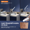 Picture of Giryuhd LED Desk Lamp for Office Home & Battery Operated Lamp Rechargeable Lamp Foldable & Portable Light, LED Desk Light Strip, 3 Brightness Dimmable Small Desk Lamp Wireless Reading Lamp