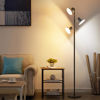 Picture of SIBRILLE 36W LED Tree Floor Lamp, Modern Dimmable Standing Lamp with Remote & Touch Control, 4 Color Temperatures, 3 Rotatable LED Light Floor Lamps for Living Room, Bedroom, Office