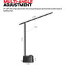 Picture of Honeywell Upgraded LED Desk Lamp - H01 Pro Sunturalux™ Foldable Desk Light with USB A+C Charging Ports, 3 Color Modes Dimmable Table Lamp for Home Office Reading(Black)