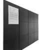 Picture of DECORITA Large Cork Board Alternative - 12 Pack Felt Wall Tiles with Safe Removable Adhesive Tabs, Cork Boards for Walls Cork Board for Office Pin Board Tack Board Cork Board 48 x 36 - Black