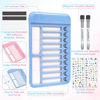 Picture of Audab 2Pcs Dry Erase Chore Chart for Kids, Magnetic Checklist Board, My Chores Slider Chart to Do List Board, Routine Chart Schedule Board Task Tracker for Home Refrigerator, Wall, Desk (Blue & Pink)