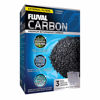 Picture of Fluval Carbon Filter Media for Aquariums, Premium Bituminous Carbon Inserts, 100-gram Nylon Bags, 3 Count (Pack of 1), A1440