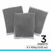 Picture of Fluval Carbon Filter Media for Aquariums, Premium Bituminous Carbon Inserts, 100-gram Nylon Bags, 3 Count (Pack of 1), A1440