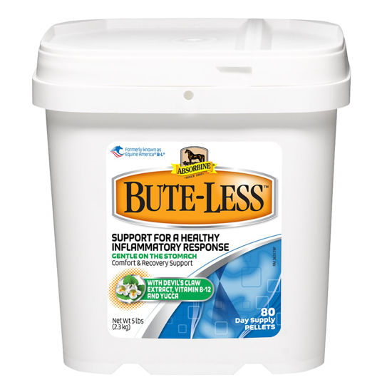 Picture of Absorbine Bute-Less Comfort & Recovery Supplement Pellets, Healthy Inflammatory Response, 5 lb / 80 Day Supply