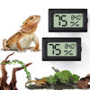 Picture of Palksky Bearded Dragon Tank Accessories, 2PCS Reptile Terrarium Thermometer and Humidity Gauge for Jumping Spider, Leopard Gecko, Crested Gecko,Hermit Crab, Gecko, Ball Python, Lizard