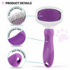 Picture of Poodle Pet Slicker Brush - For Dogs, Cats, Rabbits - Matted/Loose Fur, Knots - Suitable for Doodle/Goldendoodle Grooming and Shredding Short/Long Hair