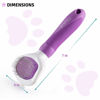 Picture of Poodle Pet Slicker Brush - For Dogs, Cats, Rabbits - Matted/Loose Fur, Knots - Suitable for Doodle/Goldendoodle Grooming and Shredding Short/Long Hair