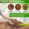 Picture of DUSPRO Orchid Potting Mix for Repotting with Moss Pine Bark Mulch Perlite Stone & Coco Peat Natural Ingredients, Orchid Bark Potting Mix, Orchid Repotting Kit Drainage Indoor Potting Medium Great 1QT