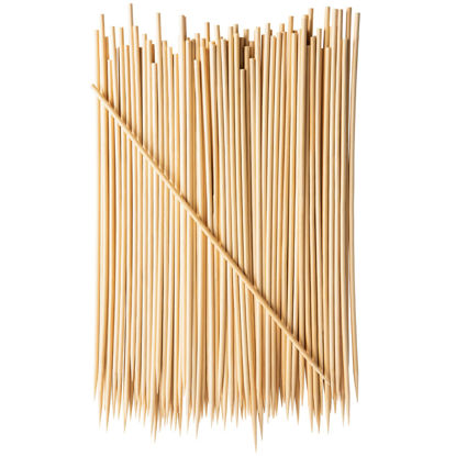 Picture of Comfy Package [100 Count] 12 Inch Bamboo Wooden Skewers For Grilling, Shish Kabob, Fruits, Appetizers, and Cocktails