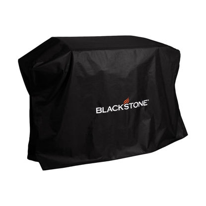 Picture of Blackstone 5483 Griddle Cover Fits 28 inches Griddle Cooking Station with Hood Water Resistant, Weather Resistant, Heavy Duty 600D Polyester Flat Top Gas Grill Cover with Cinch Straps 28" Black