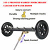 Picture of Tool Daily Dual-Function Undercarriage Cleaner,Surface Cleaner for Pressure Washer, 16 Inch, Underbody Car Wash Water Broom with 3 Pieces Extension Wand, 4000 PSI