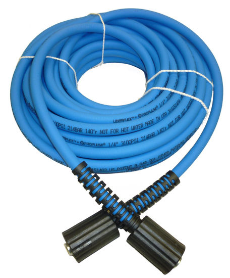 Picture of UBERFLEX™ Kink Resistant Pressure Washer Hose 1/4", 3,100 PSI with (2) 22MM (50 Feet)