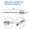 Picture of homepa 35pcs Air Pump Needle, Inflation Needle for Basketball, Soccer Ball, Volleyball, Football or Rugby Balls US Replacement Ball Pin Inflating with Portable Storage Box