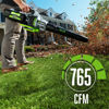 Picture of EGO Power+ LB7654 765 CFM Variable-Speed 56-Volt Lithium-ion Cordless Leaf Blower with Shoulder Strap, 5.0Ah Battery and Charger Included
