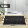 Picture of Yimobra Welcome Mat Outdoor Indoor, 29.5x17 All-Season Waterproof Front Door Mat, All-Weather Heavy Duty Doormat, Low Profile Porch Patio Entrance Mat, Non Slip Outside Mat, Black