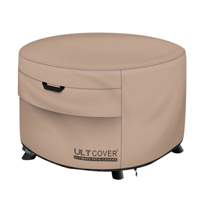 Picture of ULTCOVER Patio Fire Pit Table Cover Round 40 inch Outdoor Waterproof Fire Bowl Cover
