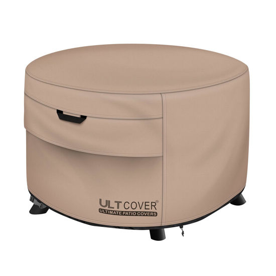 Picture of ULTCOVER Patio Fire Pit Table Cover Round 40 inch Outdoor Waterproof Fire Bowl Cover