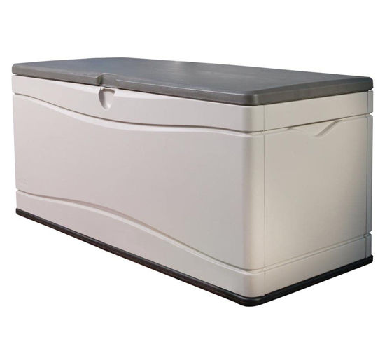Picture of Lifetime 60012 Extra Large Deck Box, 130 Gallon, Desert Sand/Brown