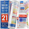 Picture of Bestprod All-New 20 in 1 Drinking Water Testing Kit 120 Strips, Home Tap and Well Water Test Kit for Hardness, Lead, Iron, Copper, Chlorine, Fluoride