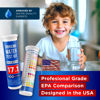 Picture of Bestprod All-New 20 in 1 Drinking Water Testing Kit 120 Strips, Home Tap and Well Water Test Kit for Hardness, Lead, Iron, Copper, Chlorine, Fluoride