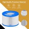 Picture of Macaberry Type Ⅵ Hot Tub Spa Filter Replacement Compatible with Lay-Z-Spa, Coleman SaluSpa 90352E 58323, Inflatable Hot Tub, Swimming Pool Pump Filter Type Ⅵ Cartridge, 12 Pack