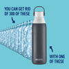 Picture of Brita Stainless Steel Premium Filtering Water Bottle, BPA-Free, Reusable, Insulated, Replaces 300 Plastic Water Bottles, Filter Lasts 2 Months or 40 Gallons, Includes 1 Filter, Carbon - 20 oz.
