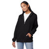 Picture of Hanes mens Full-zip Eco-smart Hoodie athletic sweatshirts, Black, Large US