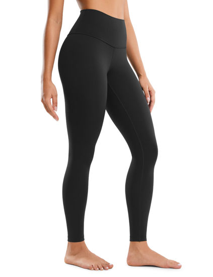 Picture of CRZ YOGA Butterluxe High Waisted Lounge Leggings 28'' - Workout Yoga Pants for Women Buttery Soft Black Medium