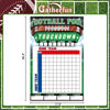 Picture of Football Pool Game Set - 17.9x28.3 in Pool Football Poster for Football Games & Tailgate Party| Football Party Supplies for Birthday Decorations