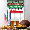 Picture of Football Pool Game Set - 17.9x28.3 in Pool Football Poster for Football Games & Tailgate Party| Football Party Supplies for Birthday Decorations