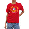 Picture of Junk Food Clothing x NFL - Kansas City Chiefs - Classic Team Logo - Unisex Adult Short Sleeve Fan T-Shirt for Men and Women - Size Large
