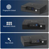 Picture of Gun Safe,Biometric Gun Safe for Pistols 3-Ways unlock Safe Fingerprint Digital PIN Key Unlock with Voice, Gun lock box for Cloakroom living room Bedroom Nightstand and Car BILLCONCH