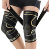 Picture of Copper Knee Braces with Strap for Knee Pain Women and Men(2 Pack), Knee Compression Sleeve for Arthritis, ACL, Meniscus Tear, Joint Pain Relief, Knee Support for Working, Running, Weightlifting(M)