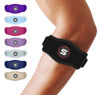 Picture of Sleeve Stars Tennis Elbow Brace for Men & Women, Tendonitis Elbow Brace & Strap Golfers Elbow Brace Counterforce Band for Tendon Pain Relief & Support for Forearm w/ 3 Straps Fits 9-23" (Single/Black)